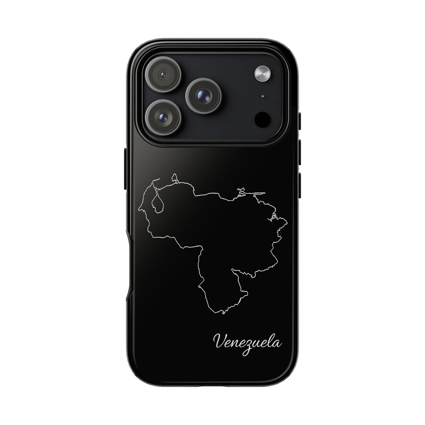 Venezuela Outline Phone Case – Minimal Country Map Tough Case (iPhone, Samsung, Pixel)