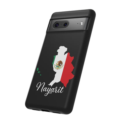 Nayarit Mexico Flag Map Phone Case | Mexican American Pride Tough Case for iPhone & Samsung