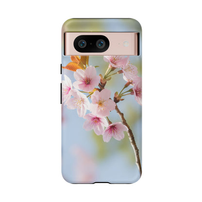 Cherry Blossom Phone Case – Pink Floral Tough Case (iPhone, Samsung Galaxy, Pixel)