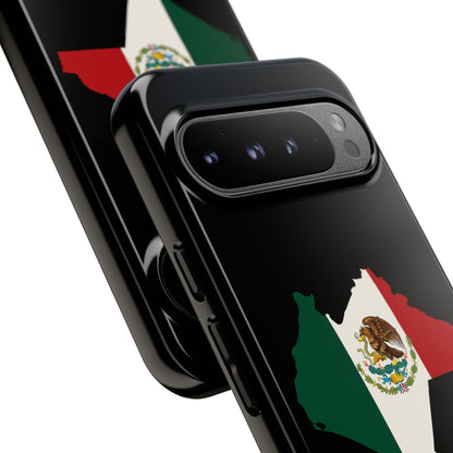 Chiapas Mexico Flag Map Phone Case | Mexican American Pride Tough Case for iPhone & Samsung