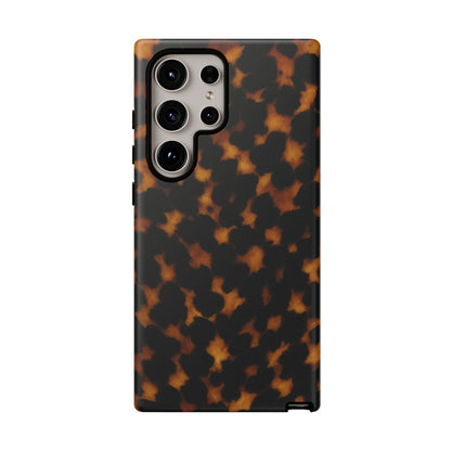 Tortoiseshell Phone Case – Brown Leopard Pattern Luxury Tough Protective Case