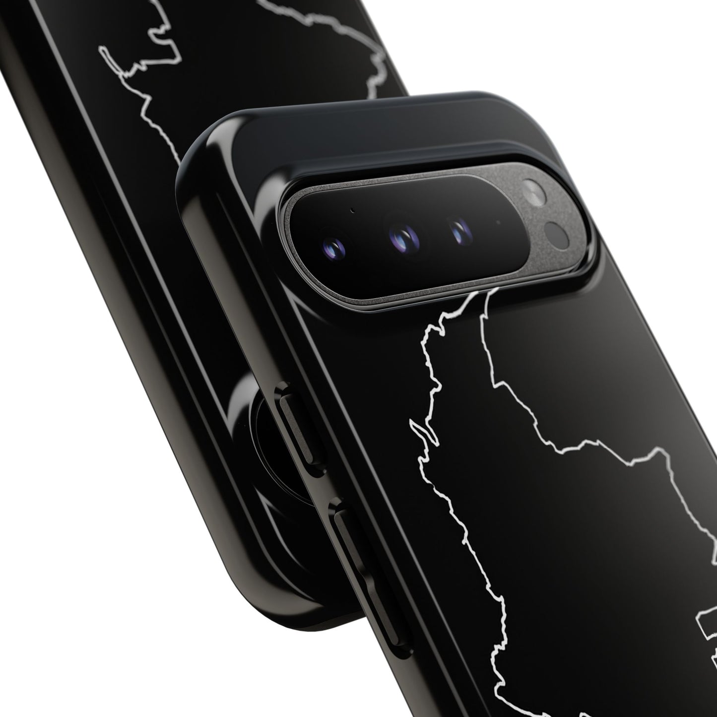 Colombia Outline Phone Case – Minimal Country Map Tough Case (iPhone, Samsung, Pixel)