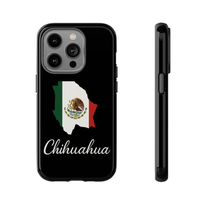 Chihuahua Mexico Flag Map Phone Case | Mexican American Pride Tough Case for iPhone & Samsung