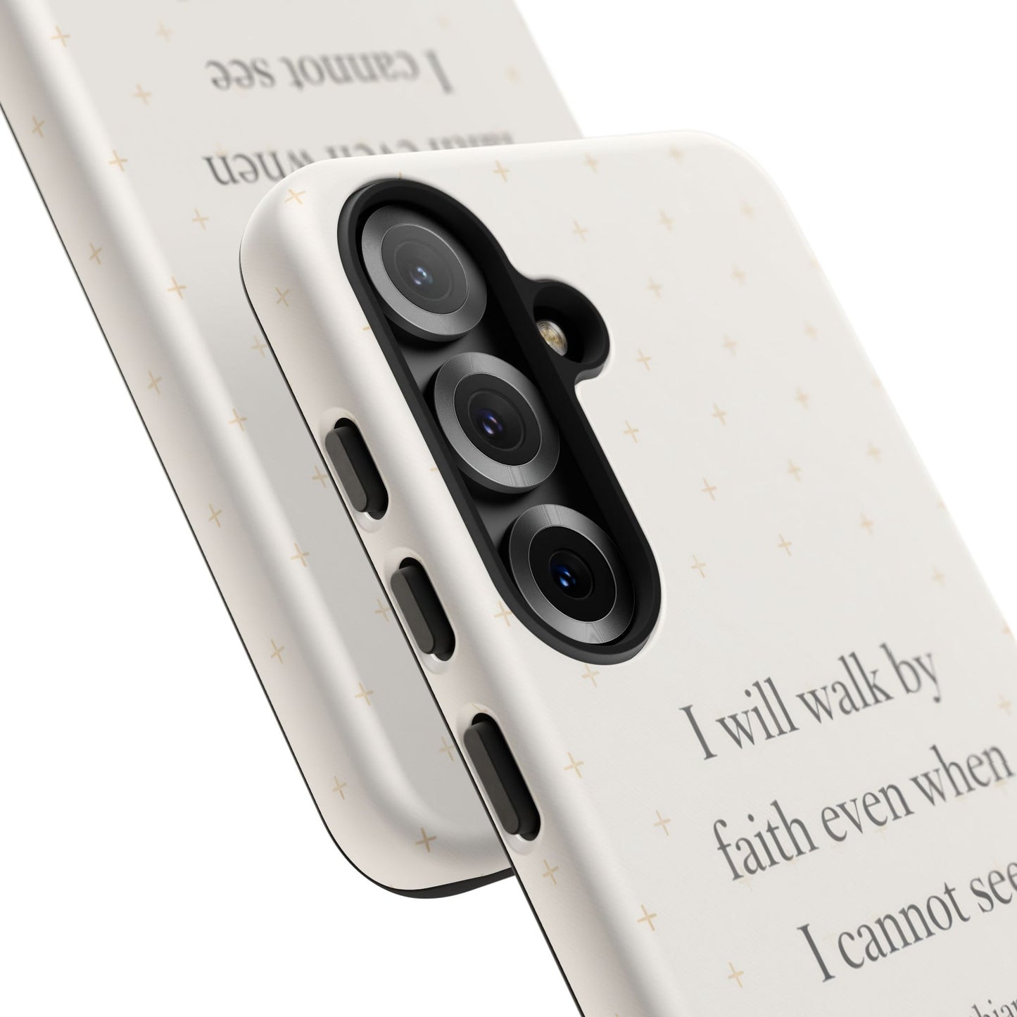 Walk by Faith Phone Case 2 Corinthians 5:7 Christian Bible Cover