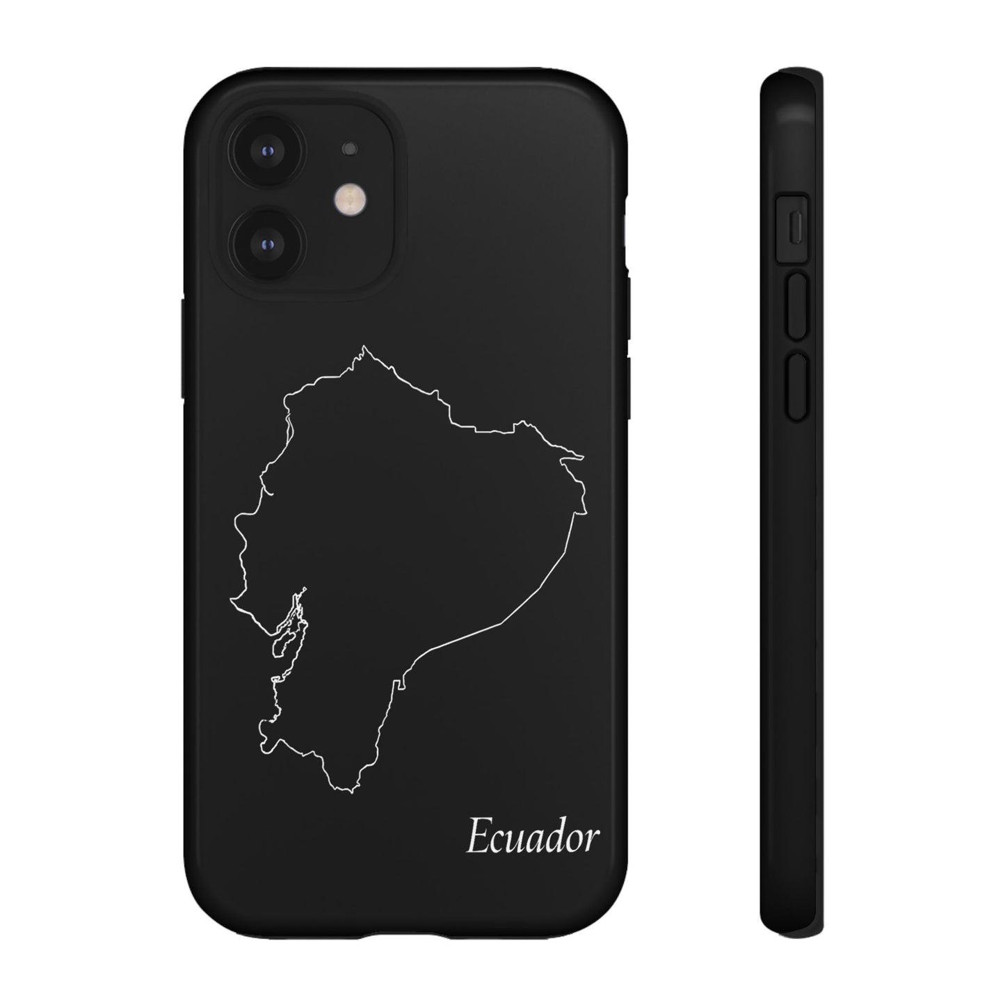 Ecuador Outline Phone Case – Minimal Country Map Tough Case (iPhone, Samsung, Pixel)