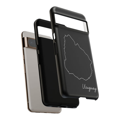 Uruguay Outline Phone Case – Minimal Country Map Tough Case (iPhone, Samsung, Pixel)