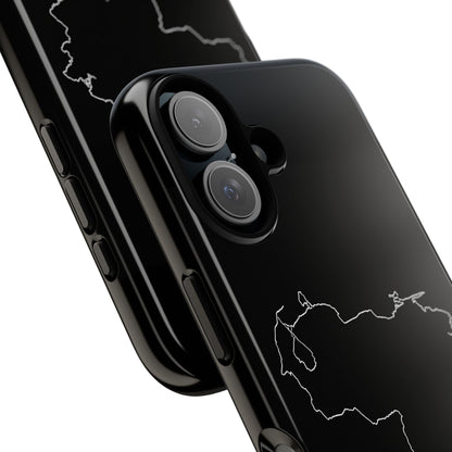 Venezuela Outline Phone Case – Minimal Country Map Tough Case (iPhone, Samsung, Pixel)