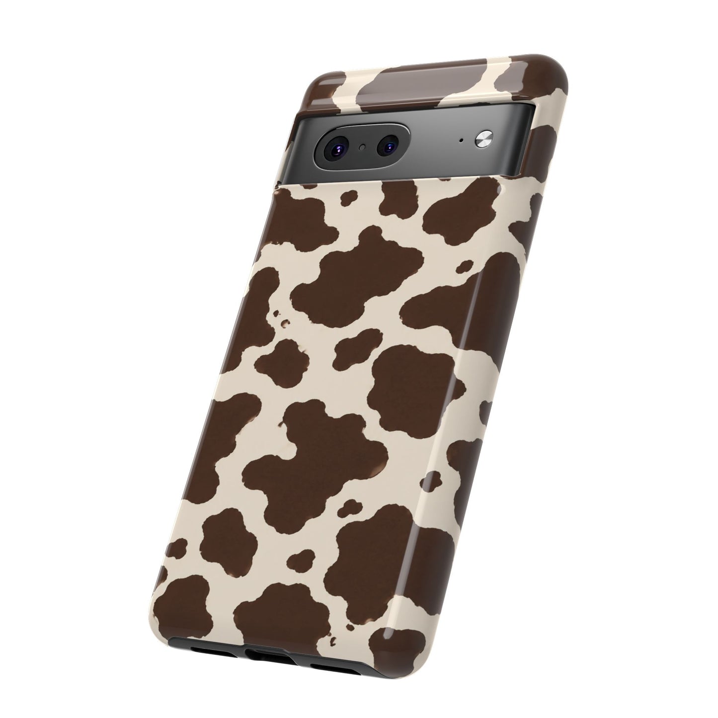 Western Cow Print Tough Phone Case for iPhone Samsung Galaxy Pixel
