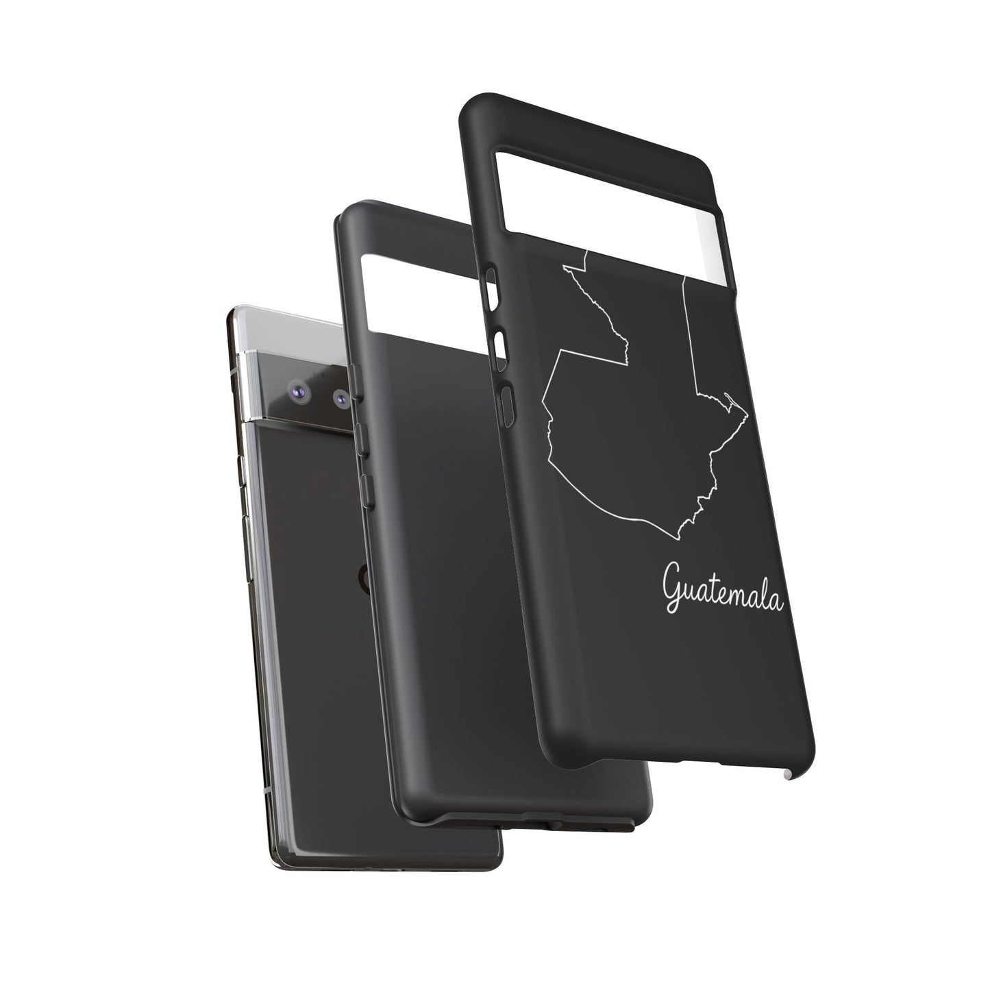 Guatemala Outline Phone Case – Minimal Country Map Tough Case (iPhone, Samsung, Pixel)