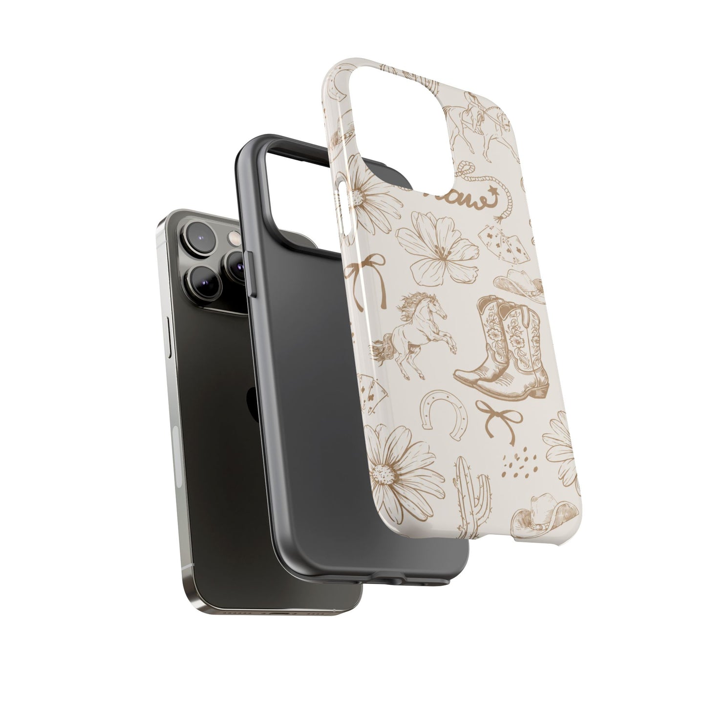 Western Cowgirl Phone Case for iPhone Samsung Galaxy Pixel Tough Case