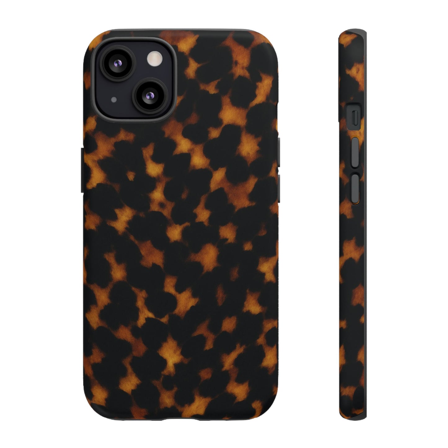 Tortoiseshell Phone Case – Brown Leopard Pattern Luxury Tough Protective Case