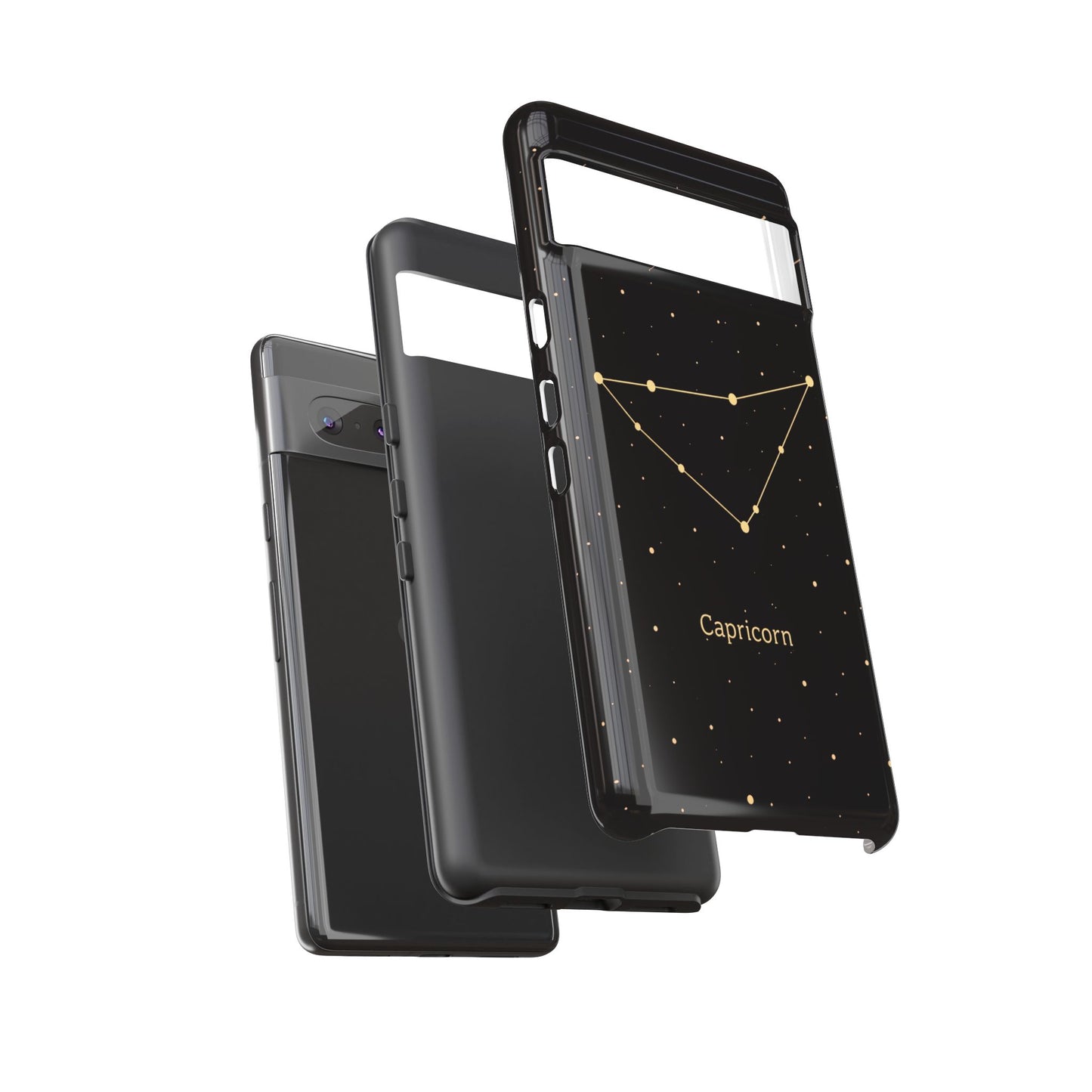 Capricorn Zodiac Constellation Phone Case – Luxe Gold Celestial Cover