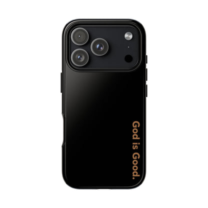 God Is Good Phone Case Minimal Aesthetic Christian Tough Cover