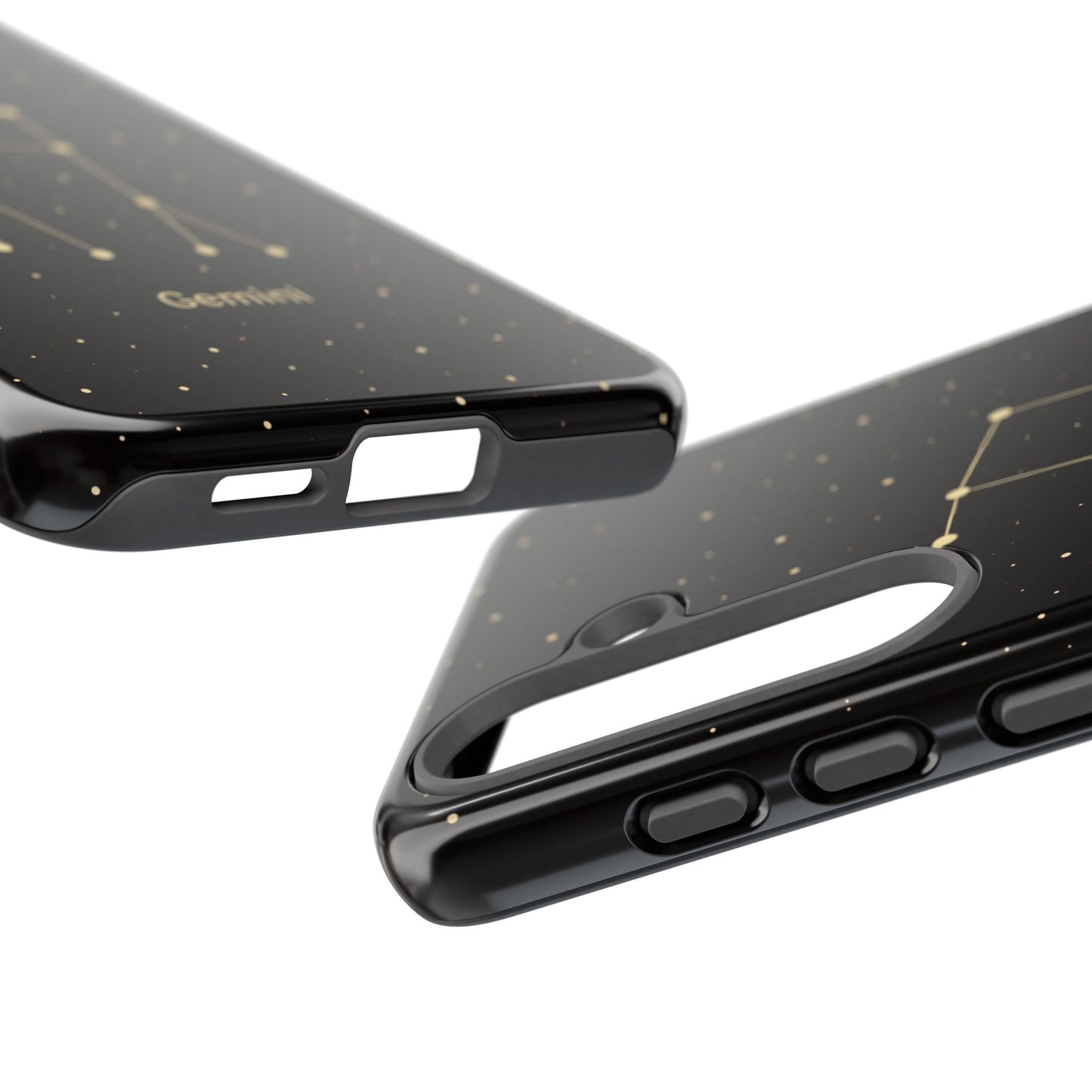 Gemini Zodiac Constellation Phone Case – Luxe Gold Celestial Cover