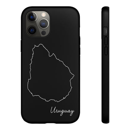 Uruguay Outline Phone Case – Minimal Country Map Tough Case (iPhone, Samsung, Pixel)