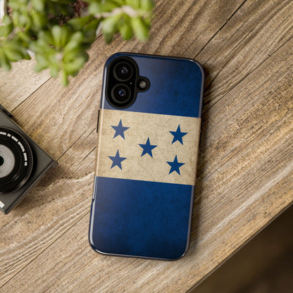 Honduras Flag Phone Case | Vintage Honduran Flag iPhone & Samsung Tough Protective Case