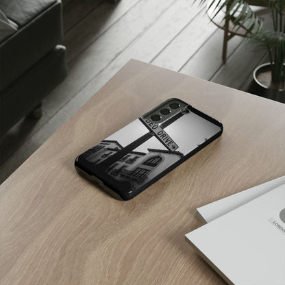 Rodeo Drive Phone Case | Los Angeles Aesthetic Black & White Photography | Luxury LA Street Tough Case for iPhone & Samsung