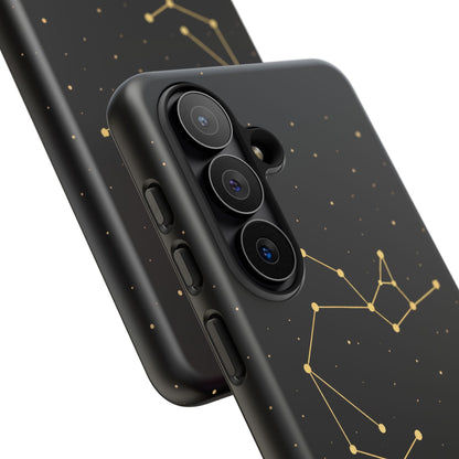 Sagittarius Zodiac Constellation Phone Case – Luxe Gold Celestial Cover