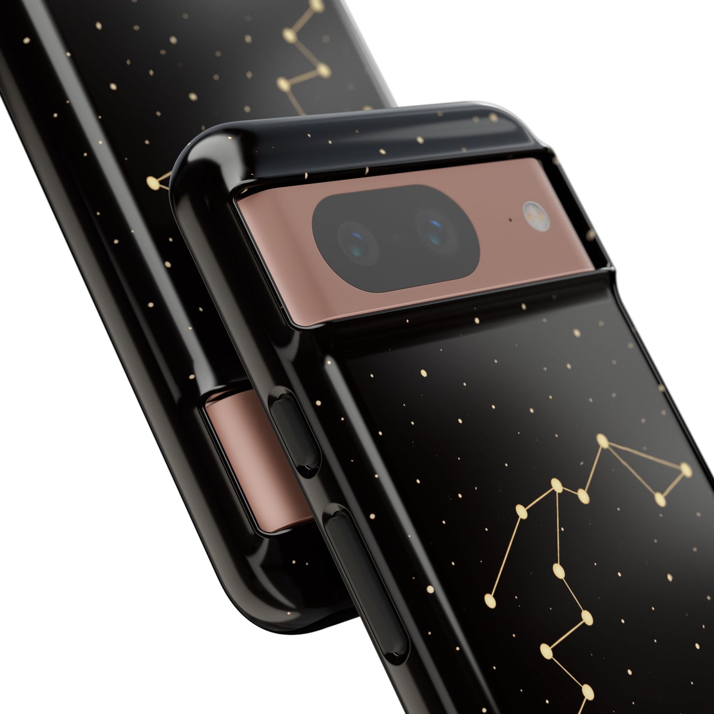 Aquarius Zodiac Constellation Phone Case – Luxe Gold Celestial Cover