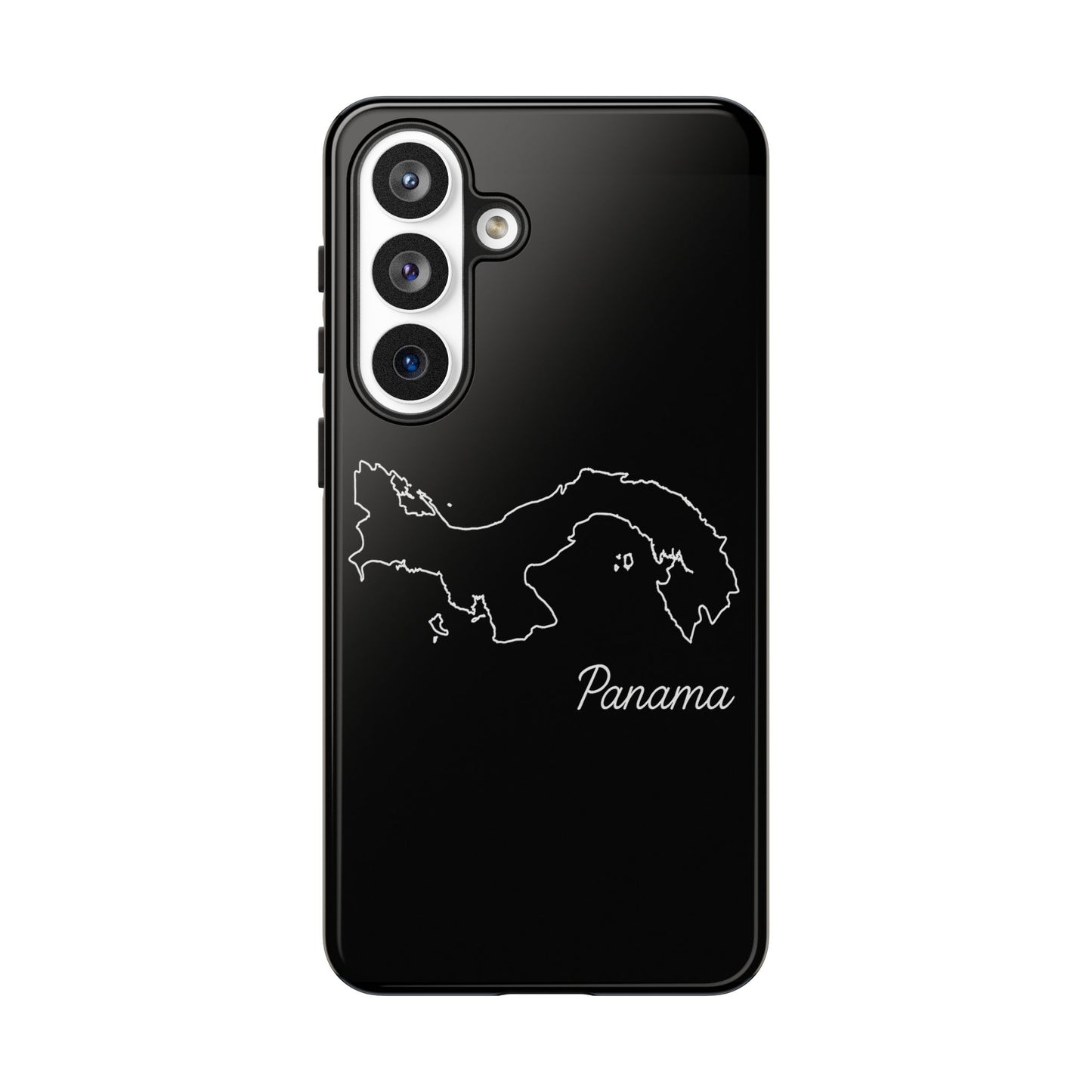 Panama Outline Phone Case – Minimal Country Map Tough Case (iPhone, Samsung, Pixel)