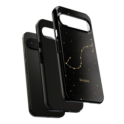 Scorpio Zodiac Constellation Phone Case – Luxe Gold Celestial Cover
