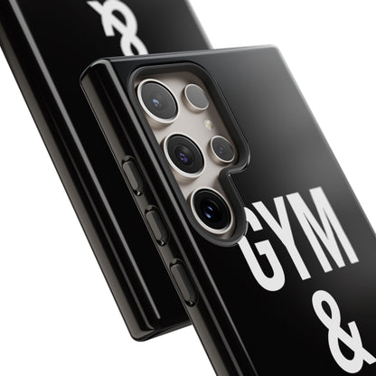 Gym & Jesus Phone Case Christian Faith Workout Gym Motivation Case