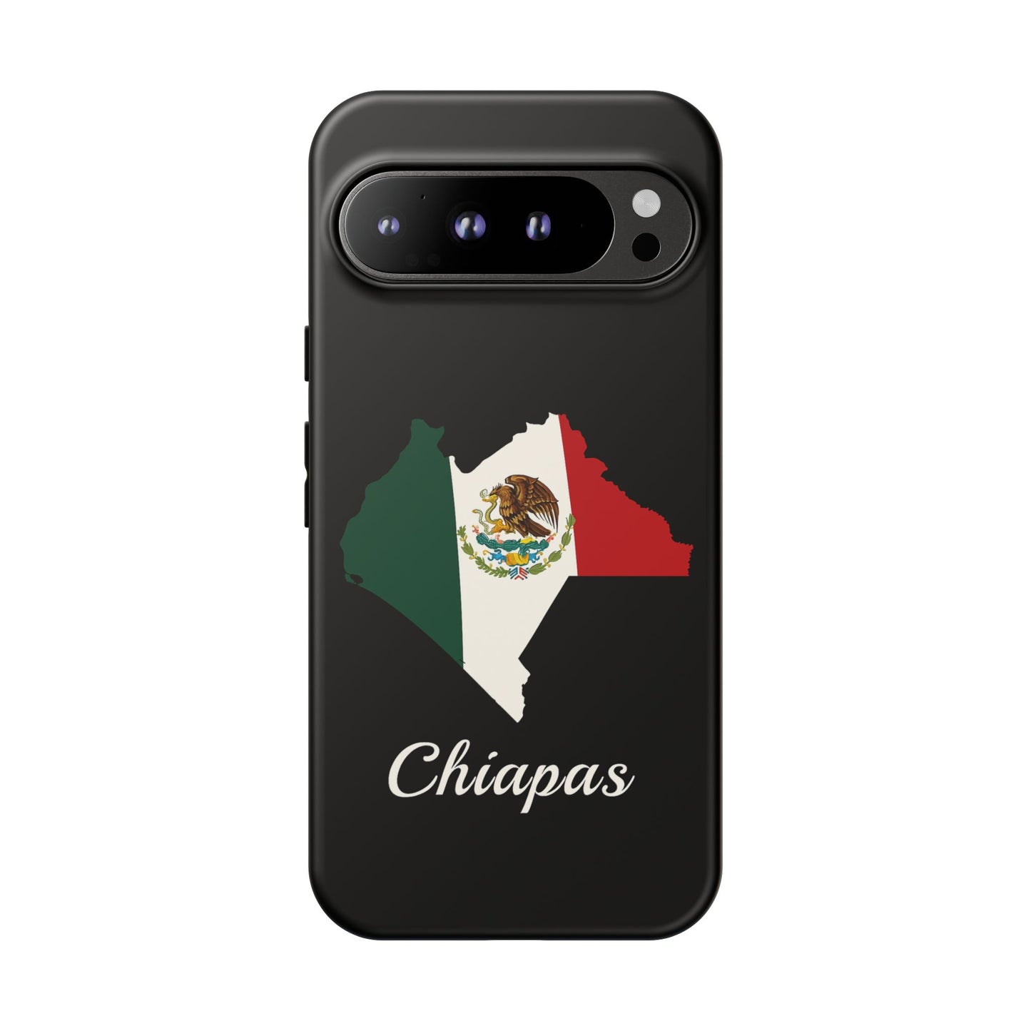 Chiapas Mexico Flag Map Phone Case | Mexican American Pride Tough Case for iPhone & Samsung