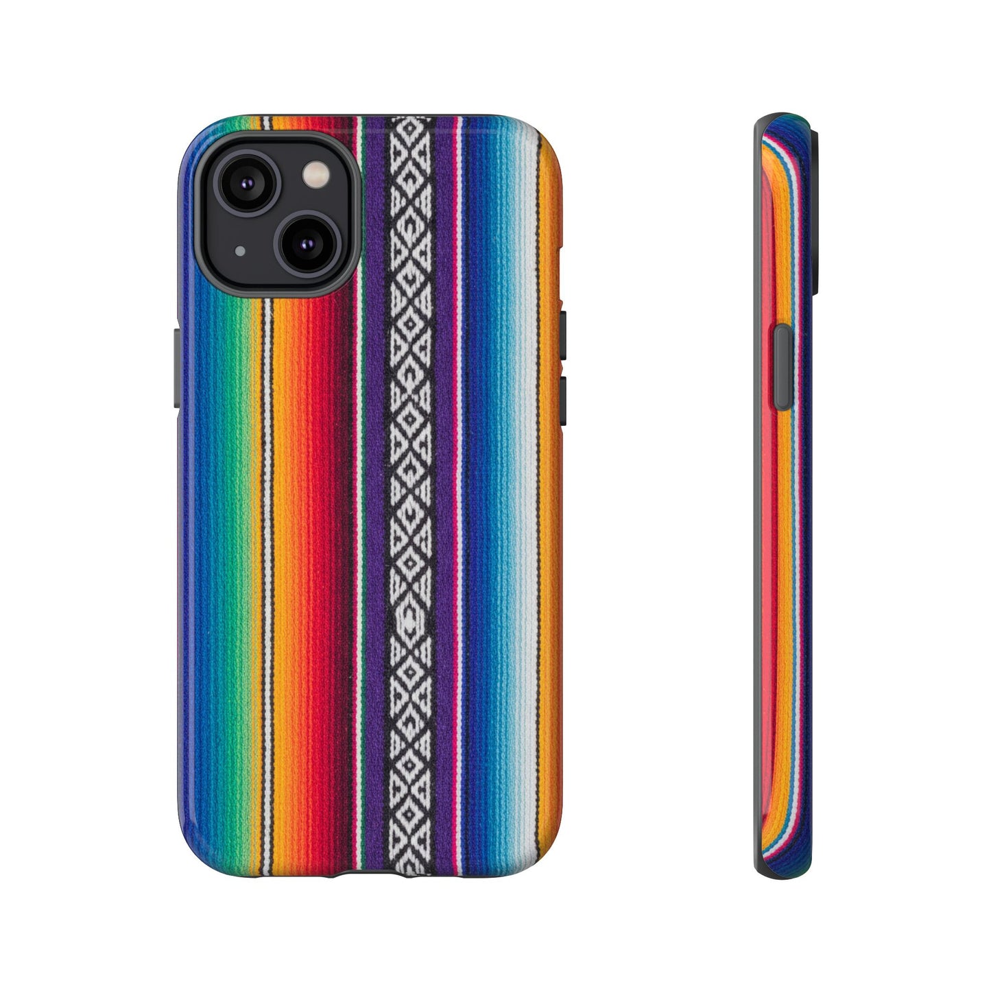 Serape Stripe Phone Case – Colorful Mexican Blanket Pattern Tough Case