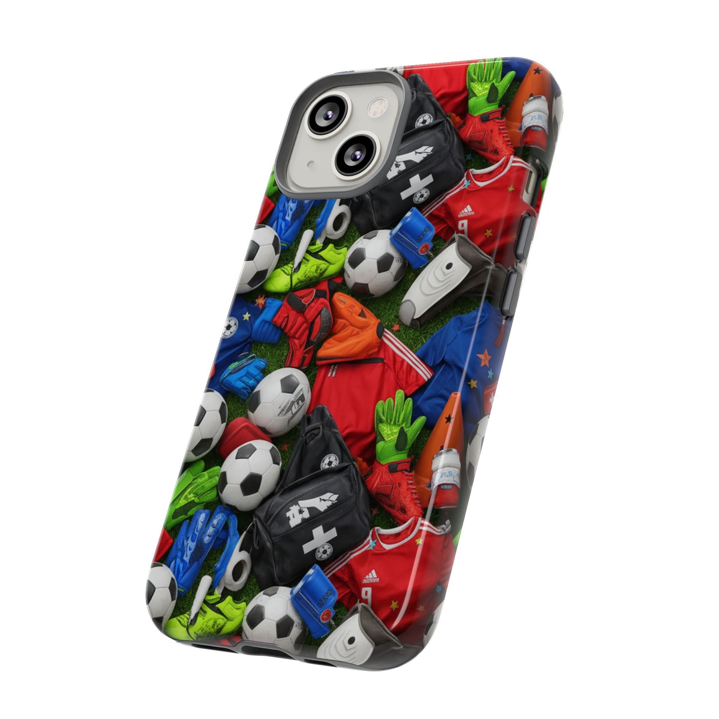 Soccer Ball Pattern Phone Case – Sports Fan Tough Protective Game Day Case