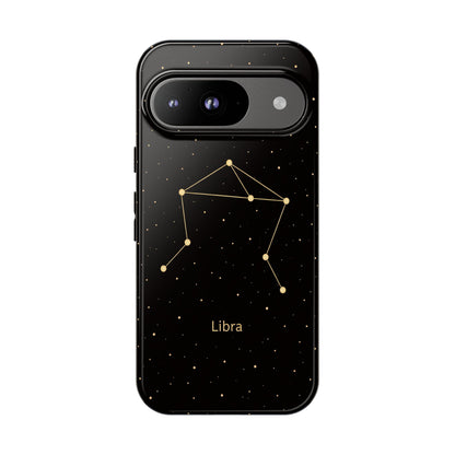 Libra Zodiac Constellation Phone Case – Luxe Gold Celestial Cover