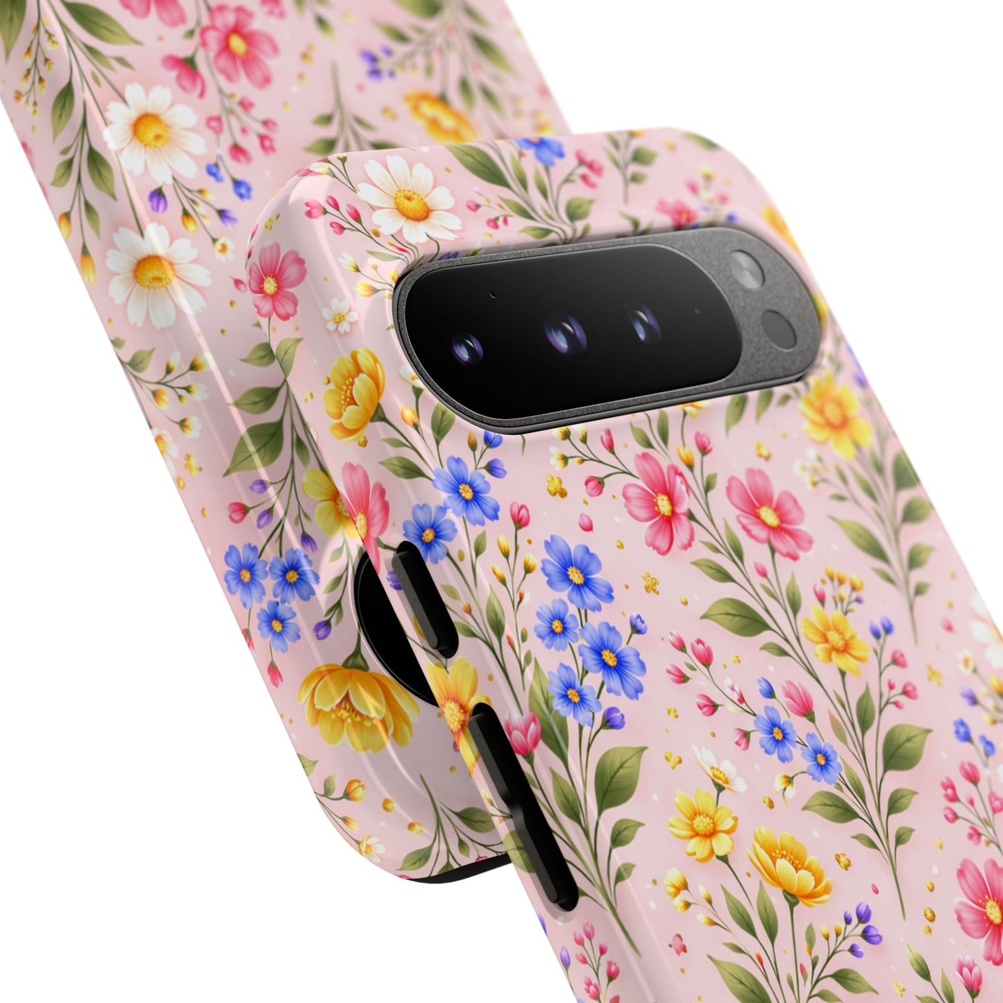 Wildflower Floral Phone Case Vintage Spring Meadow Tough Cover