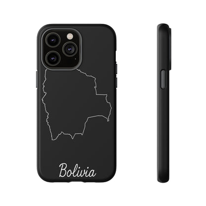 Bolivia Outline Phone Case – Minimal Country Map Tough Cover