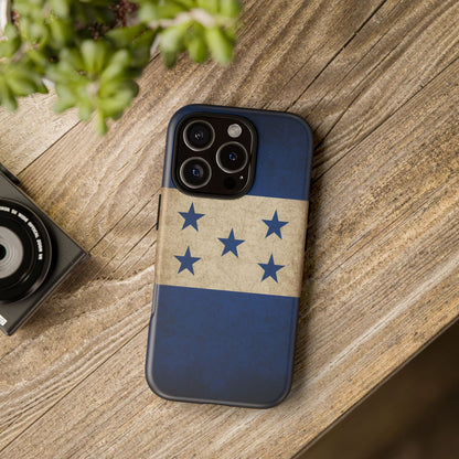 Honduras Flag Phone Case | Vintage Honduran Flag iPhone & Samsung Tough Protective Case