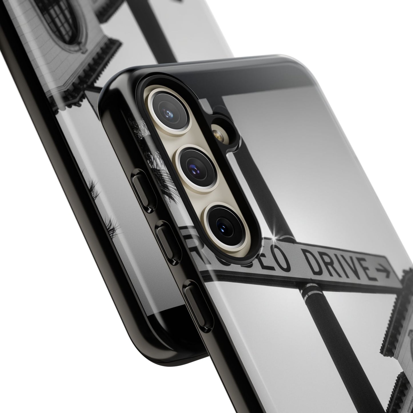 Rodeo Drive Phone Case | Los Angeles Aesthetic Black & White Photography | Luxury LA Street Tough Case for iPhone & Samsung