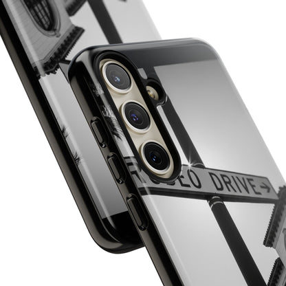 Rodeo Drive Phone Case | Los Angeles Aesthetic Black & White Photography | Luxury LA Street Tough Case for iPhone & Samsung