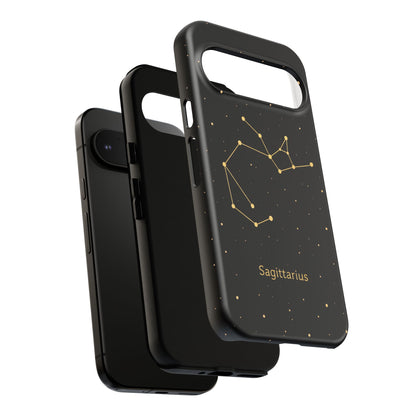 Sagittarius Zodiac Constellation Phone Case – Luxe Gold Celestial Cover