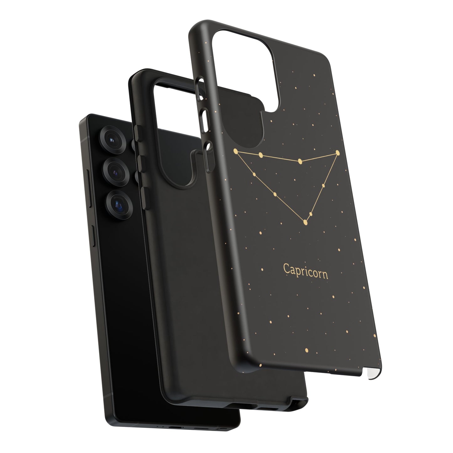 Capricorn Zodiac Constellation Phone Case – Luxe Gold Celestial Cover