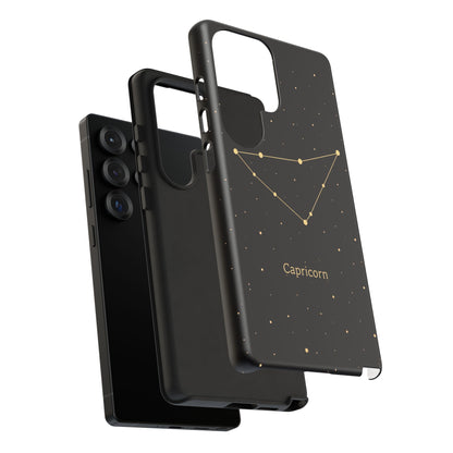 Capricorn Zodiac Constellation Phone Case – Luxe Gold Celestial Cover