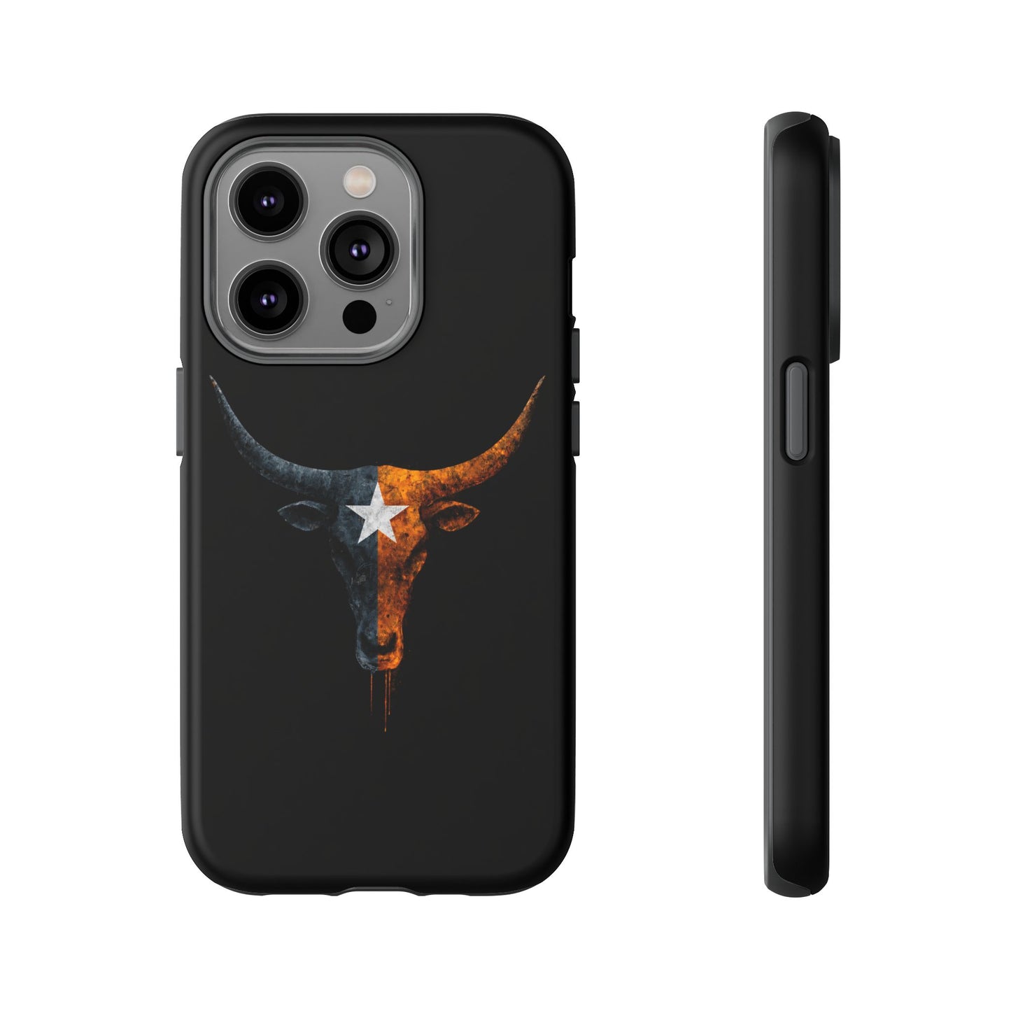 Texas Longhorn Skull Phone Case Western Cowboy Bull iPhone Samsung Cover