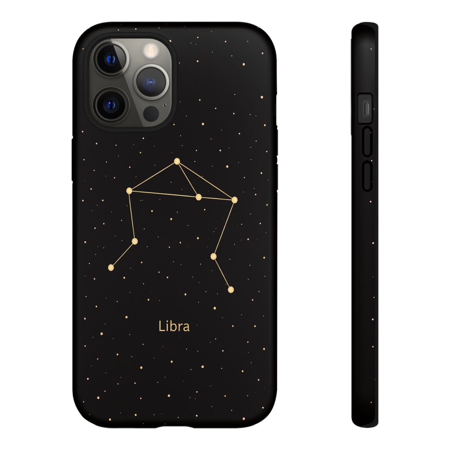 Libra Zodiac Constellation Phone Case – Luxe Gold Celestial Cover