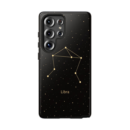 Libra Zodiac Constellation Phone Case – Luxe Gold Celestial Cover