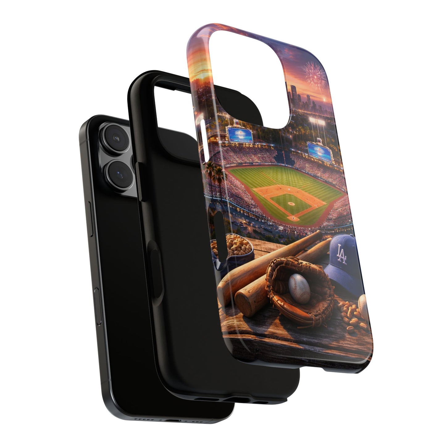 Baseball Sunset Stadium Phone Case LA Game Day Sports Aesthetic Case