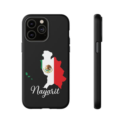 Nayarit Mexico Flag Map Phone Case | Mexican American Pride Tough Case for iPhone & Samsung