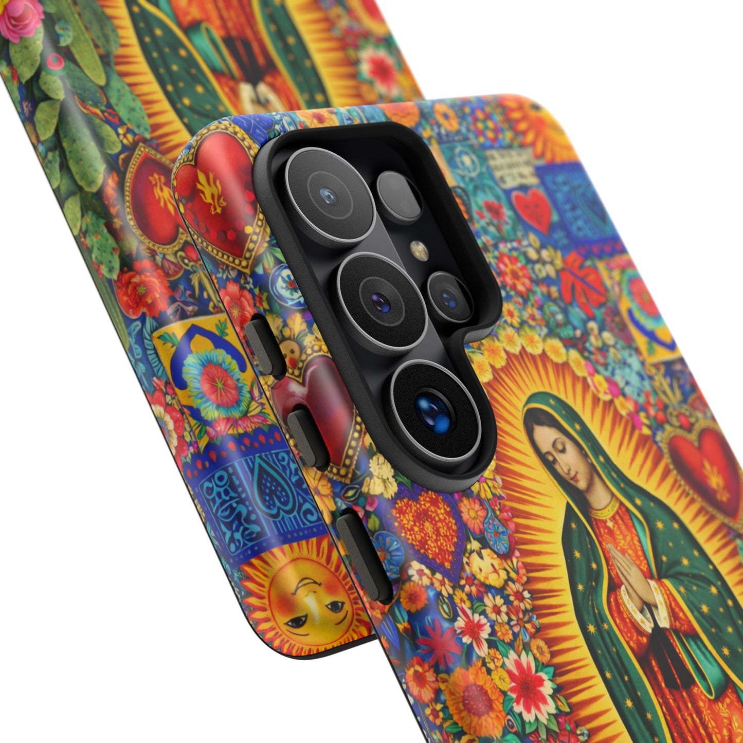 Virgin Mary Guadalupe Phone Case Mexican Folk Art Tough Cover iPhone Samsung