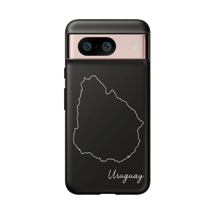 Uruguay Outline Phone Case – Minimal Country Map Tough Case (iPhone, Samsung, Pixel)
