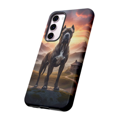 Cane Corso Phone Case – Guard Dog Sunset Tough Case (iPhone, Samsung, Pixel) | Dog Lover Gift