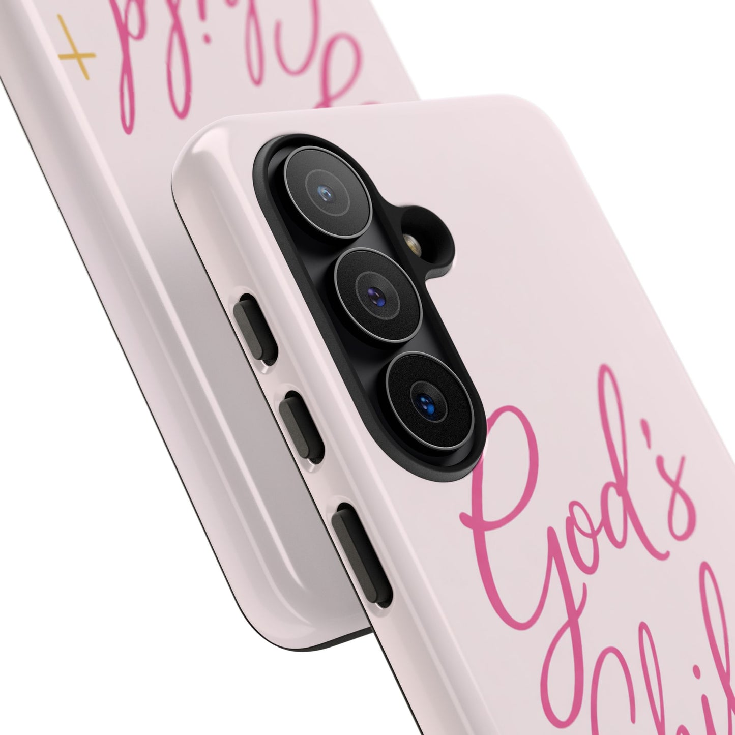 Gods Child Phone Case Christian Pink Aesthetic Tough iPhone Case