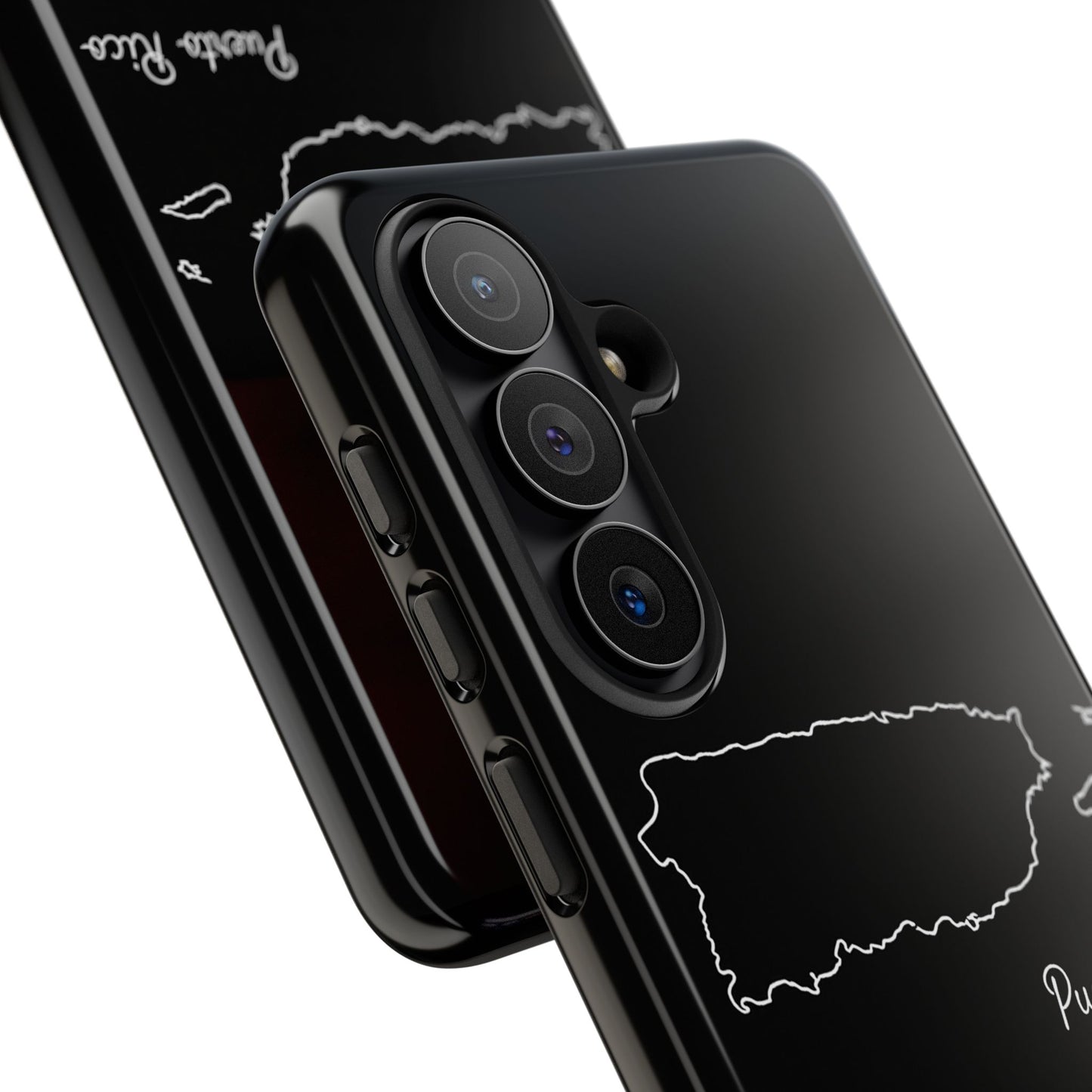 Puerto Rico Outline Phone Case – Minimal Country Map Tough Case (iPhone, Samsung, Pixel)