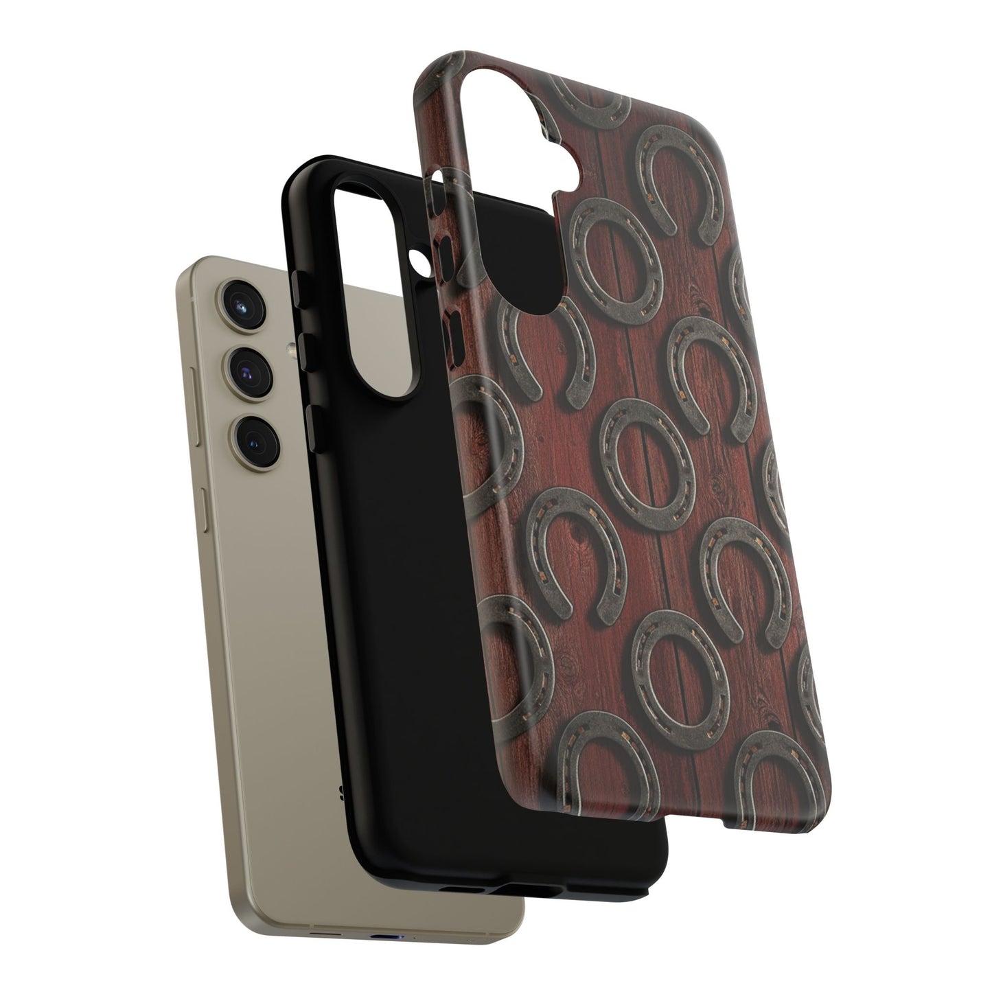 Rustic Horseshoe Western Phone Case – Cowboy Country Ranch Tough Case