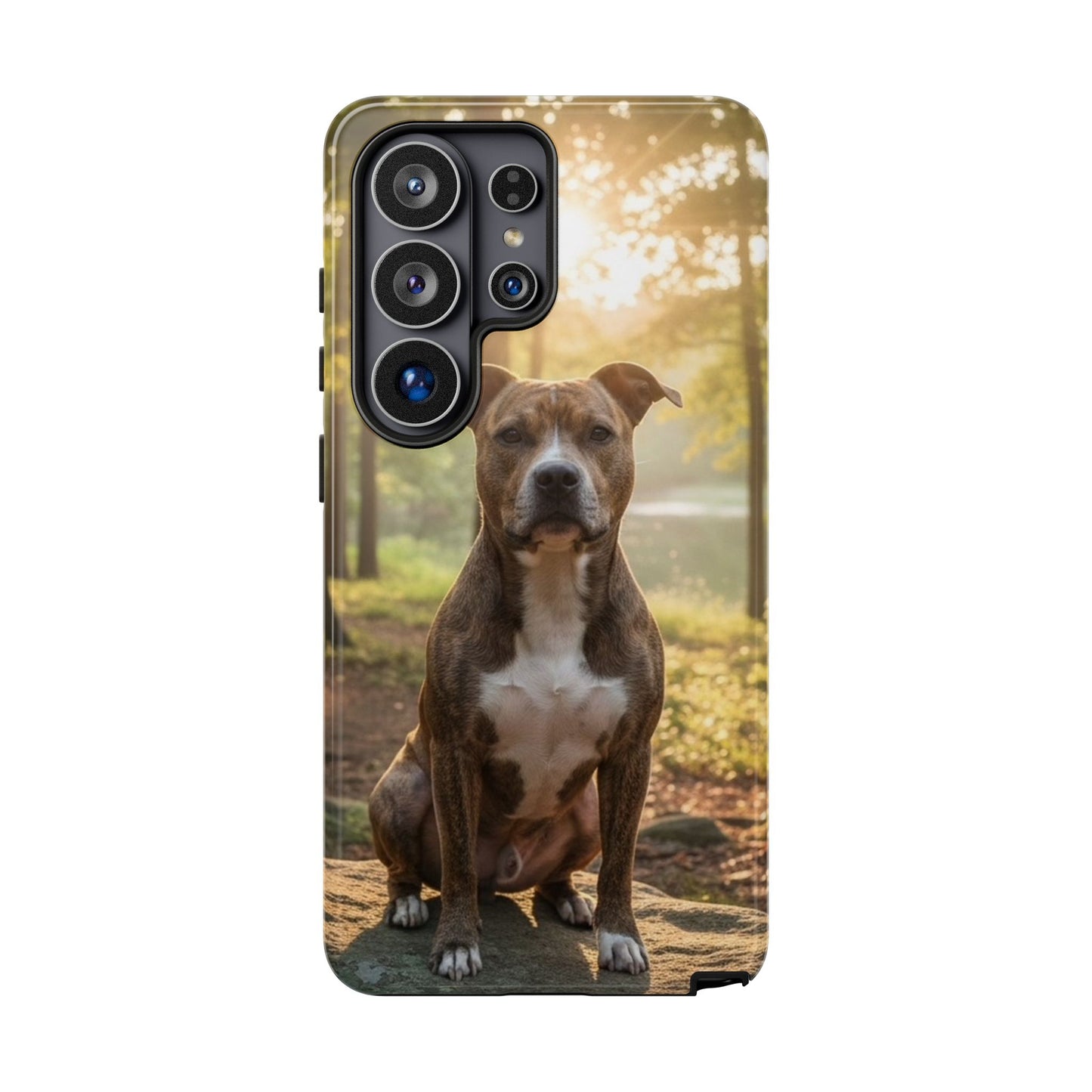 Pit Bull Phone Case – Dog Portrait Tough Case (iPhone, Samsung, Pixel)